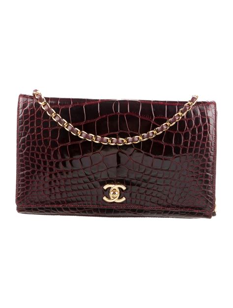 chanel vintage alligator flap bag|Chanel Alligator Bag .